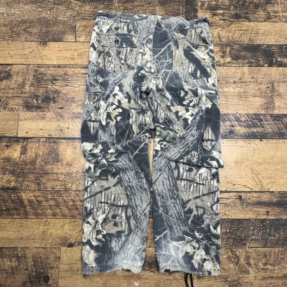 Commander Camo Cargo Pants Mens Size Large reg Outdoor Hunting‎ Fishing Workwear